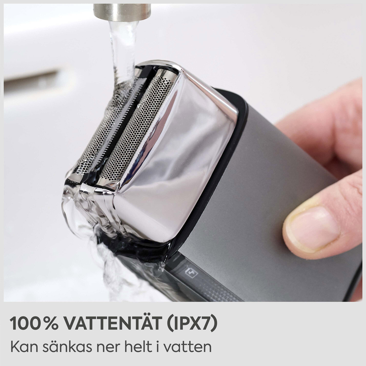 Super-X Metal Series Double Foil Shaver (Silver)